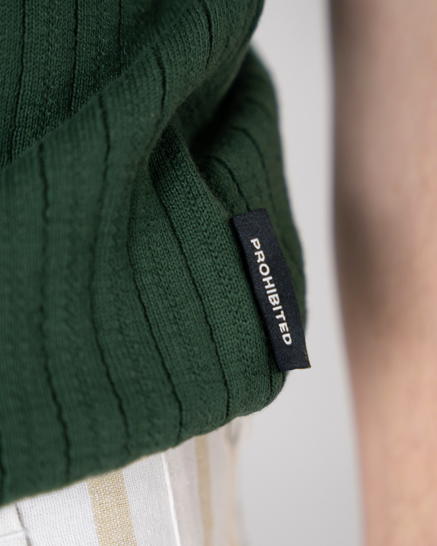 Knitted Tank Top Green