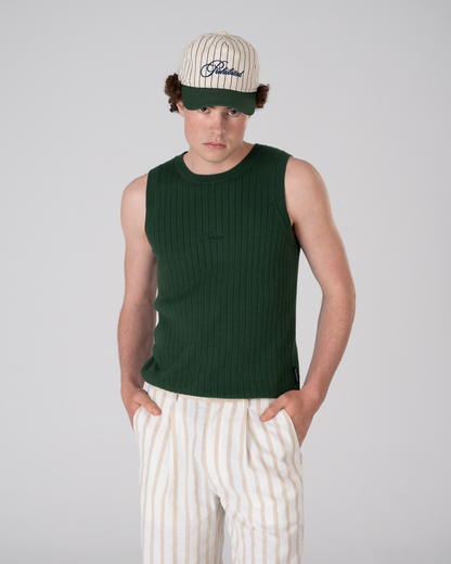 Knitted Tank Top Green