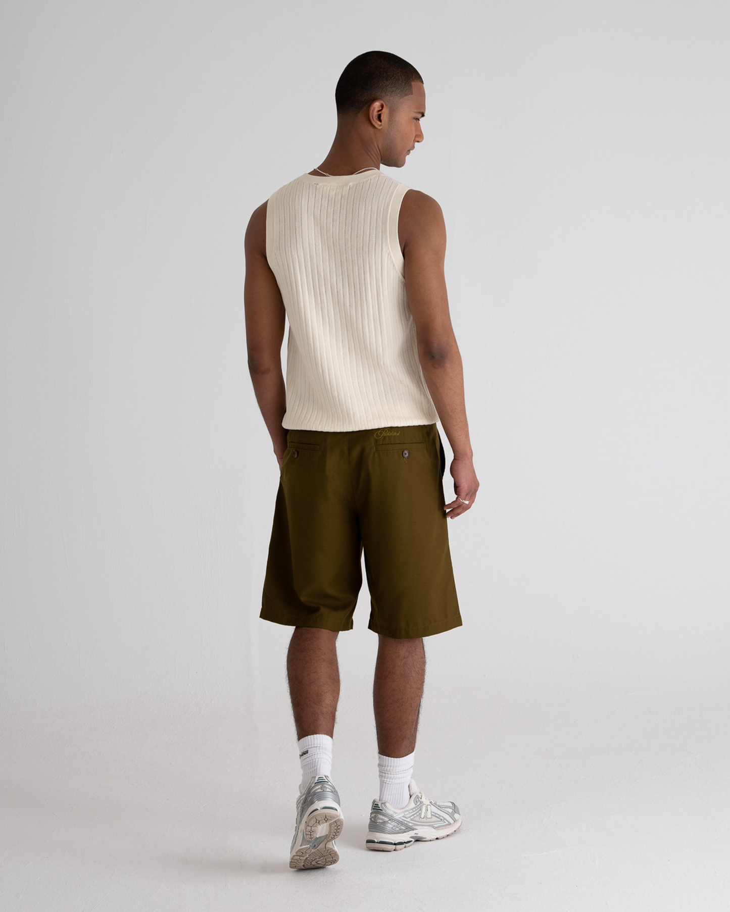 Knitted Tank Top Off-White