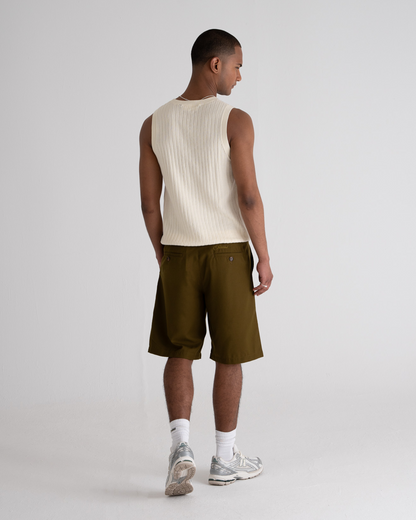 Knitted Tank Top Off-White