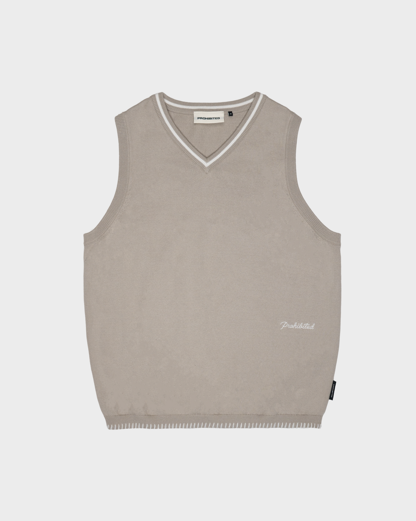 Knitted Vest Grey