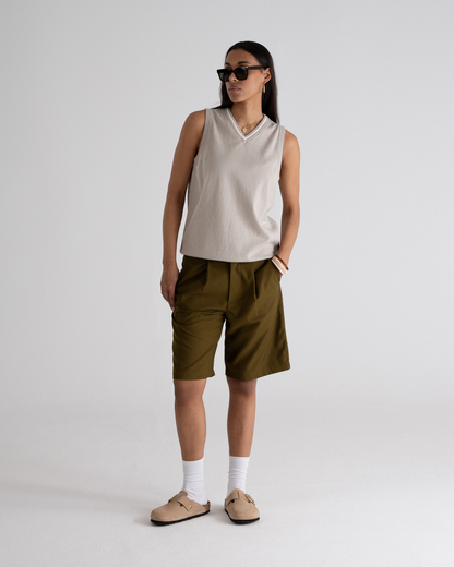 Knitted Vest Grey