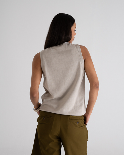 Knitted Vest Grey