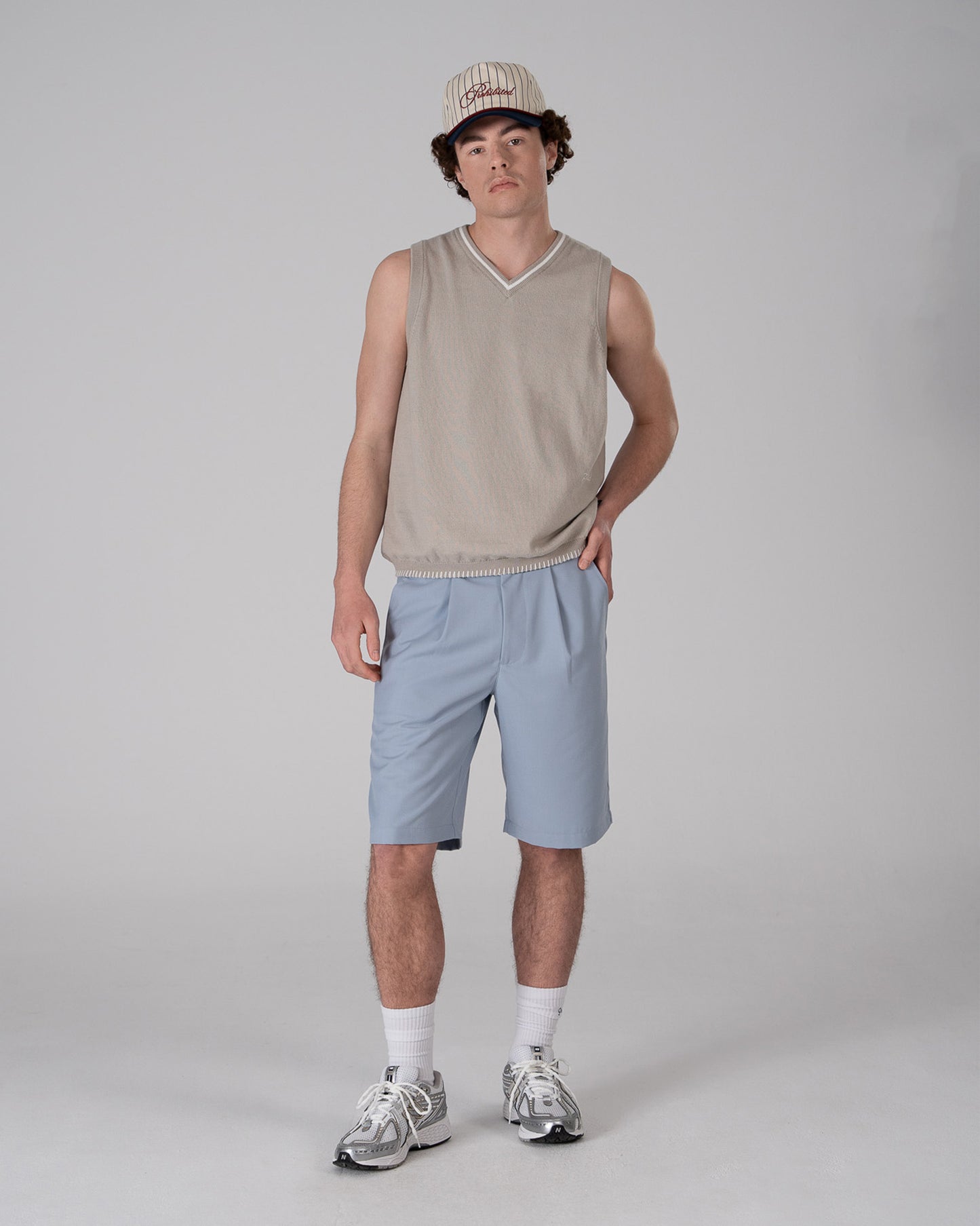 Knitted Vest Grey