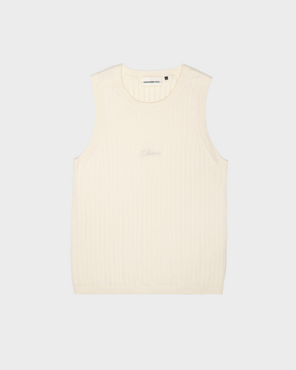Knitted Tank Top Off-White