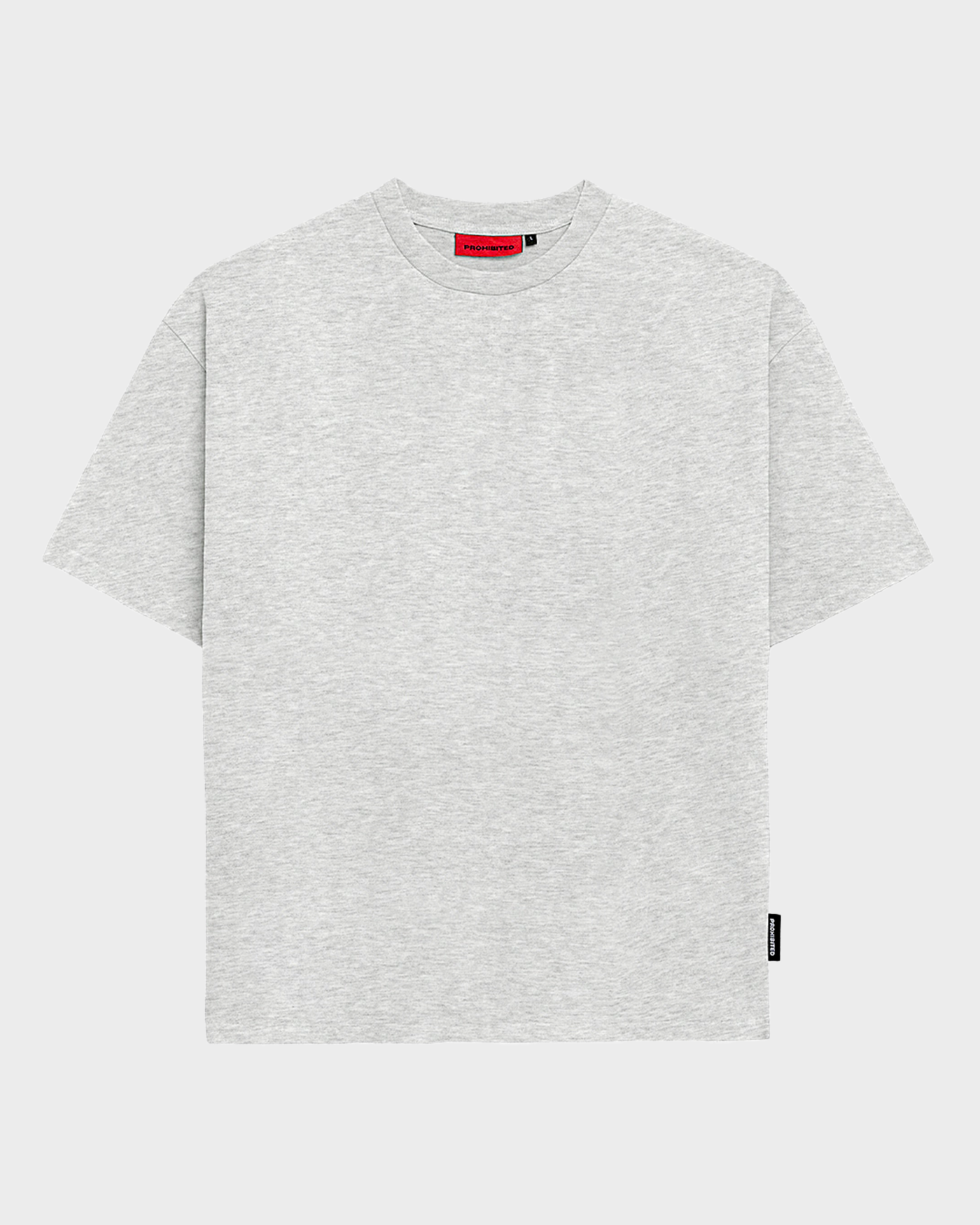 Oversized Tee | Grey Melange