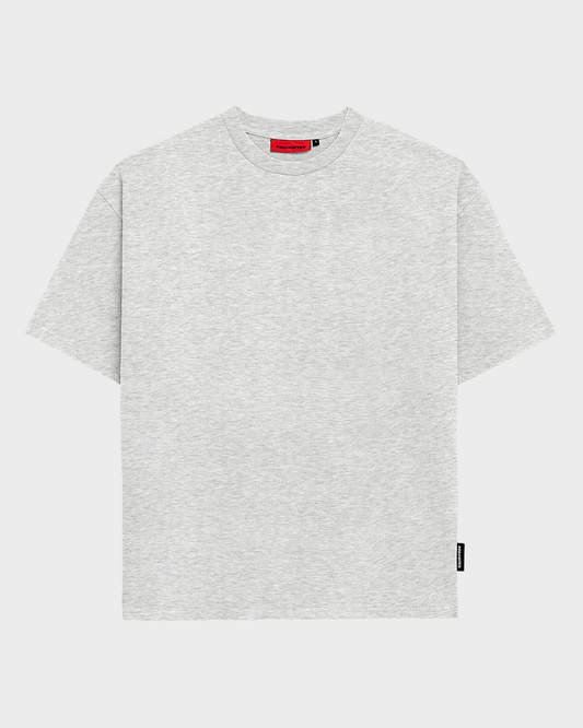 Oversized Tee | Grey Melange