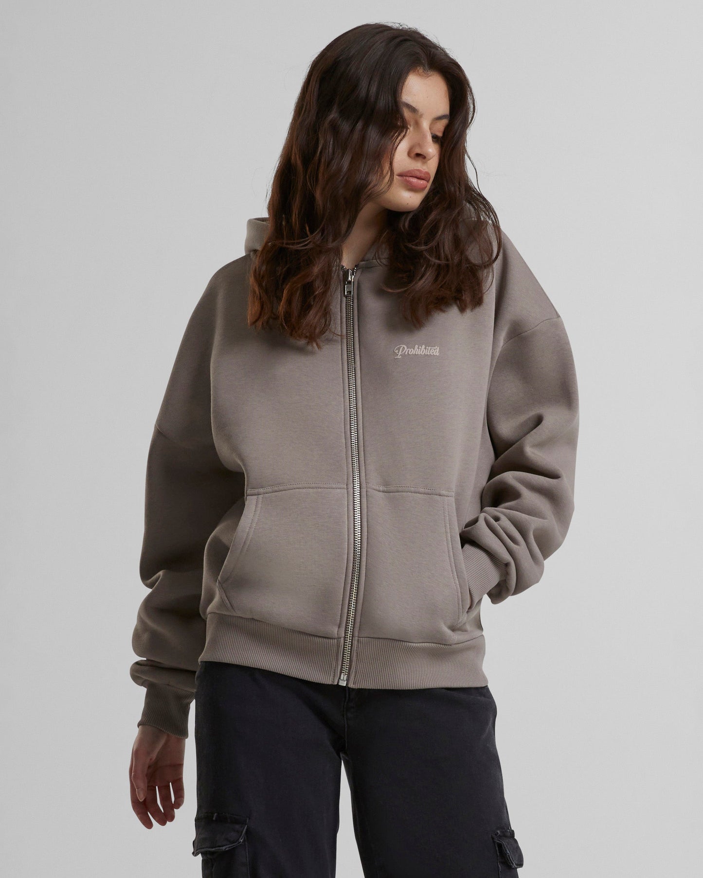10119 Zip-Hoodie 2.0 Taupe