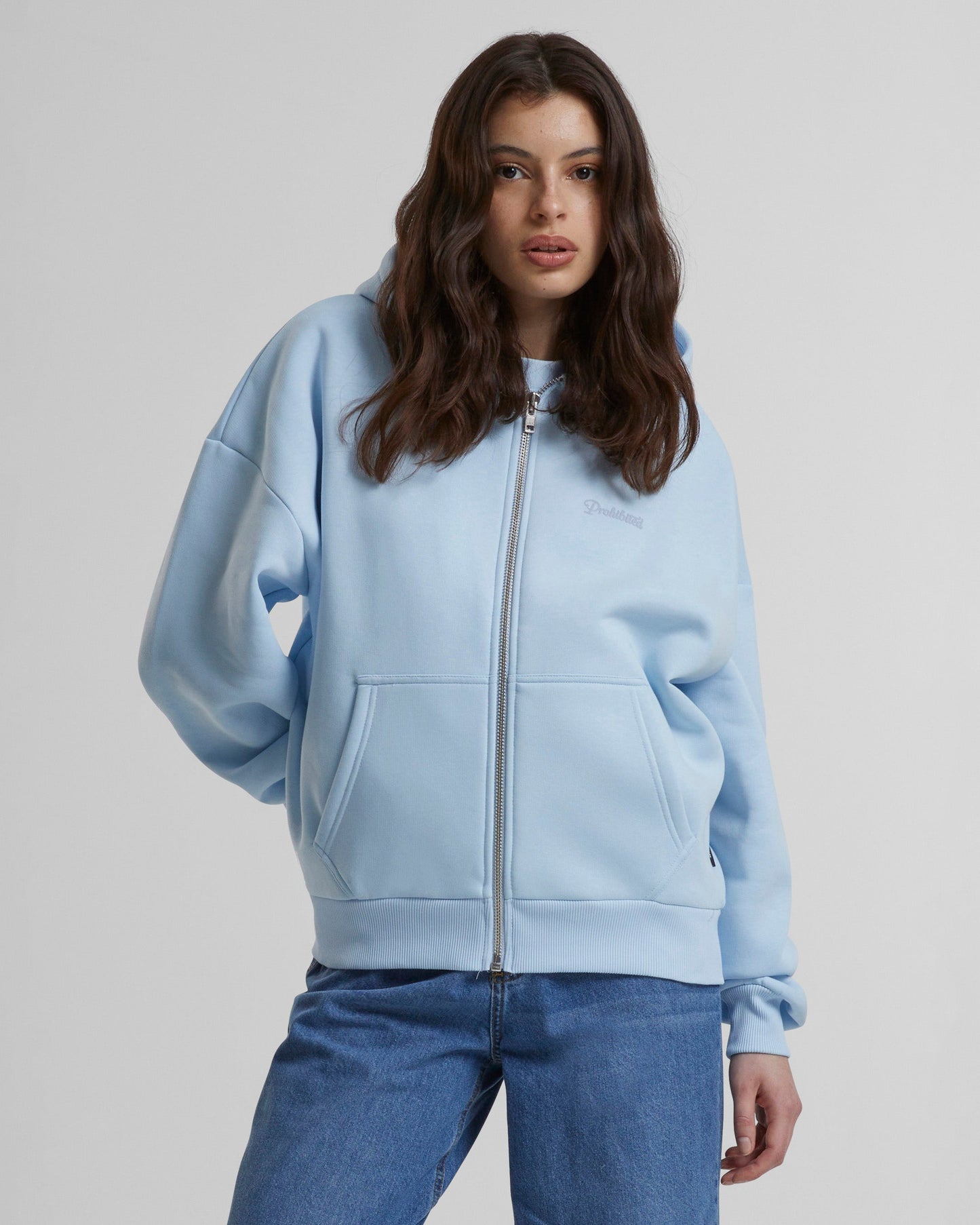 10119 Zip-Hoodie 2.0 Sky Blue