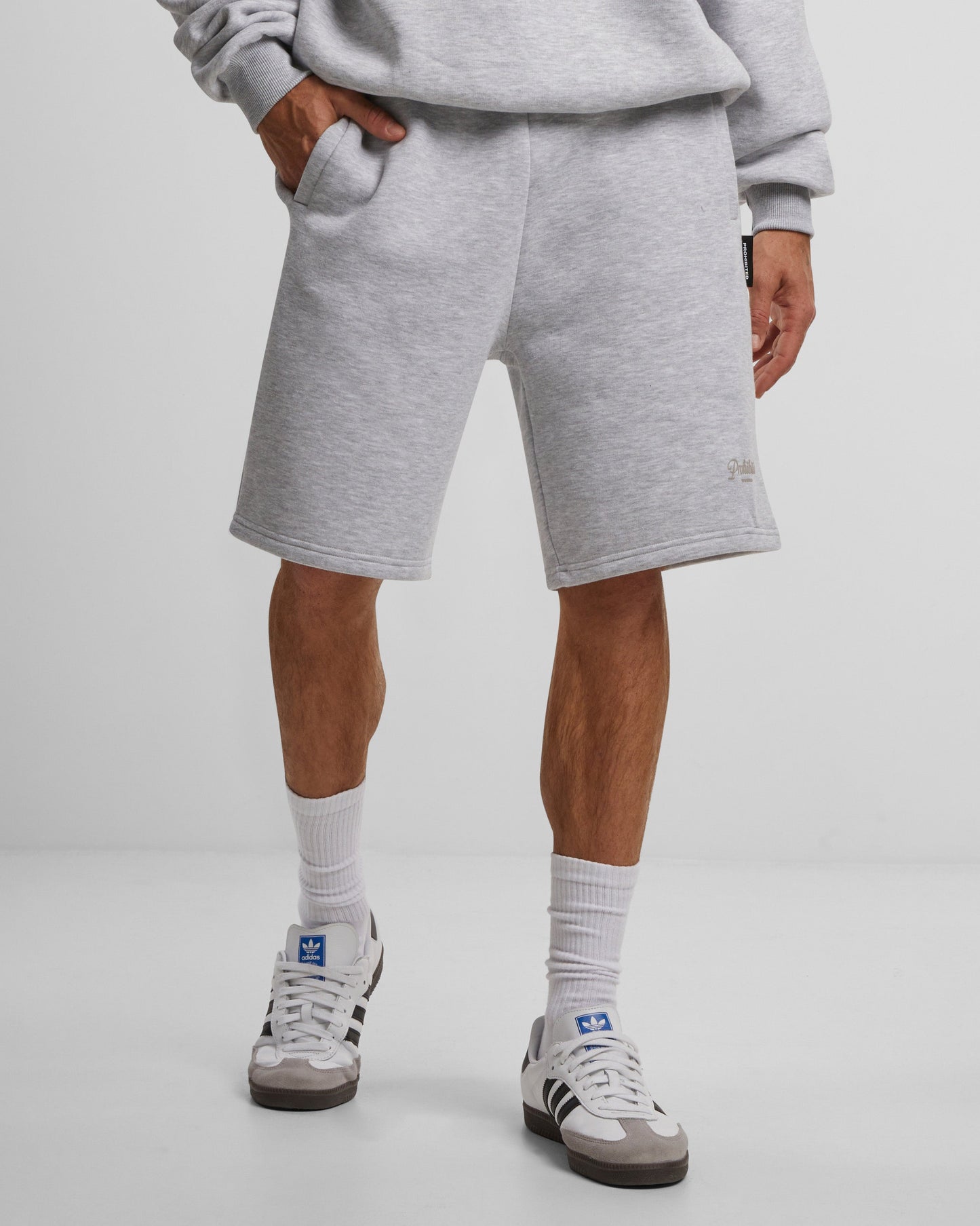 10119 Sweatshorts 2.0 Grey Melange