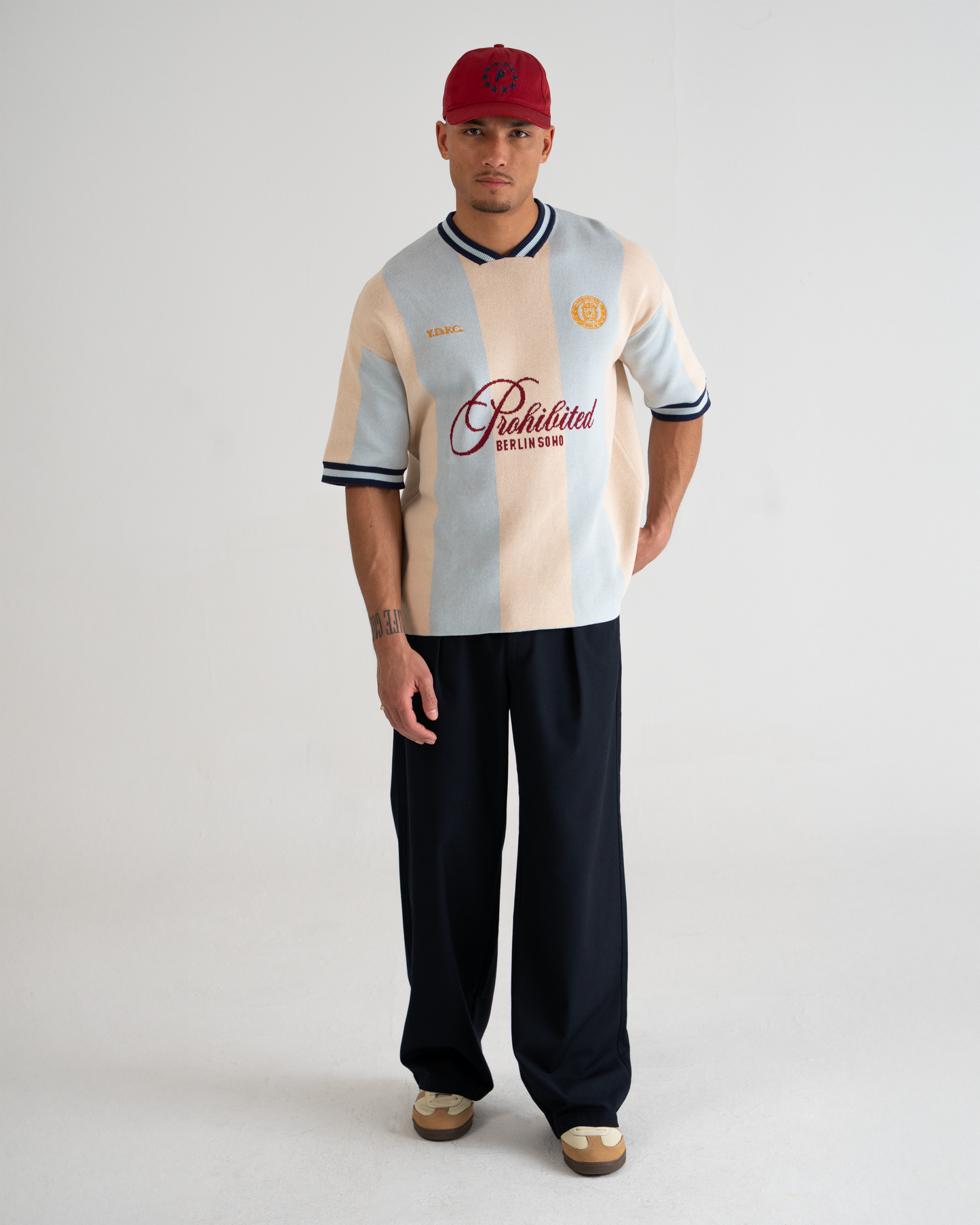 PBFC Knitted Jersey Vintage Light Blue