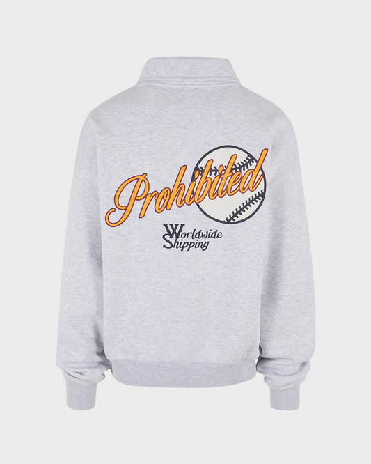 Pitch Half-Zip Light Melange