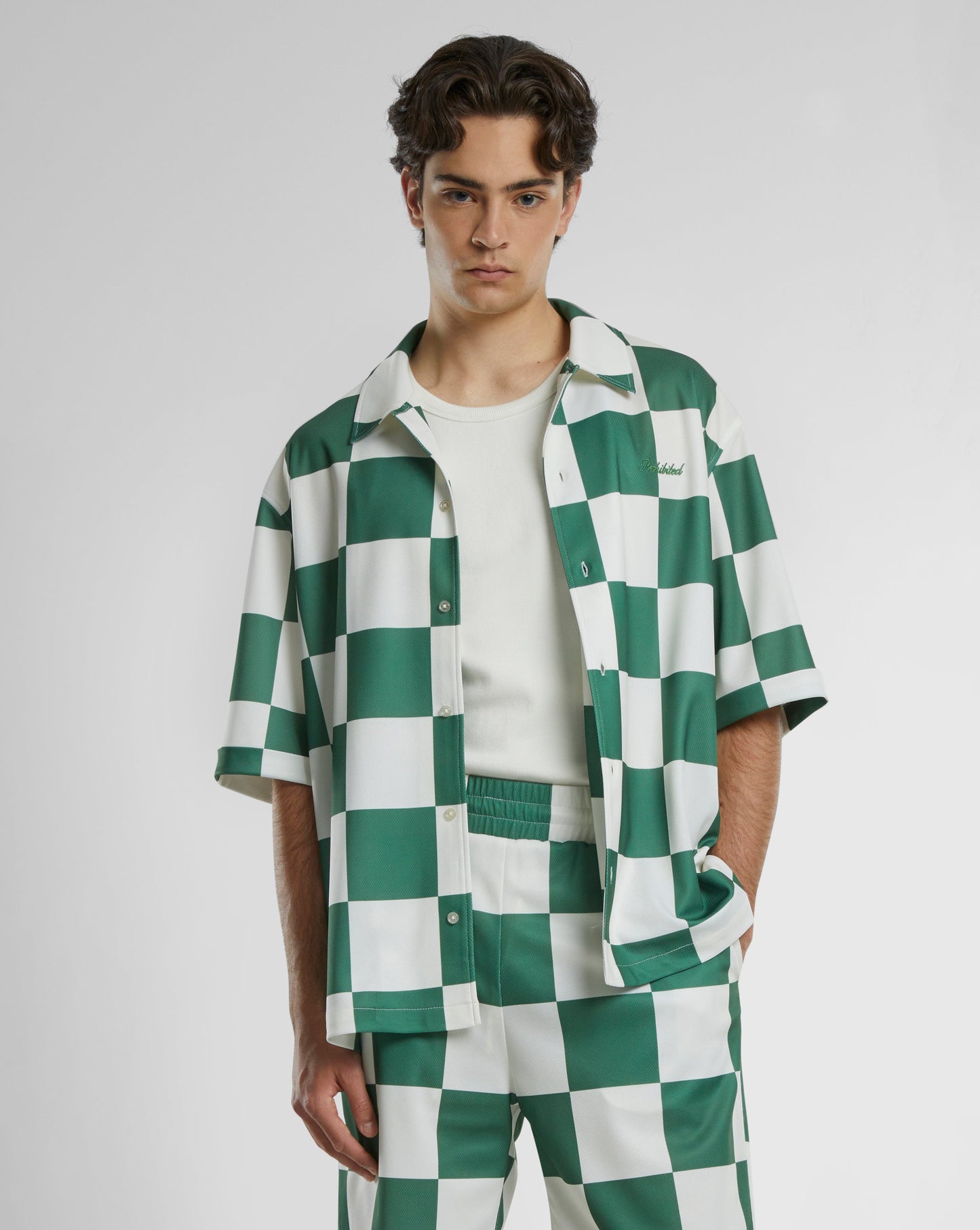 Checkered Shirt Green