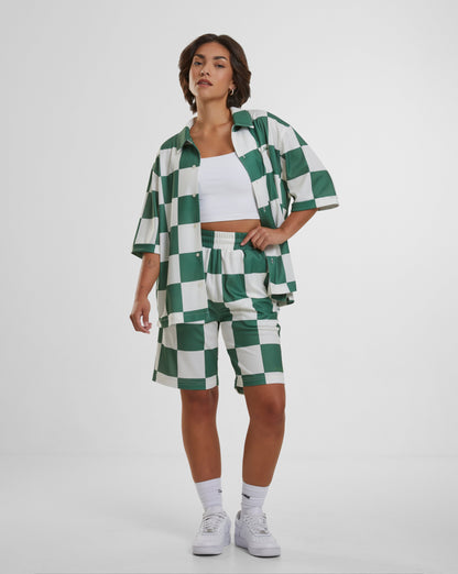 Checkered Shirt Green