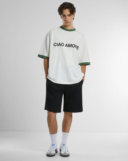 Contrast Tee Green