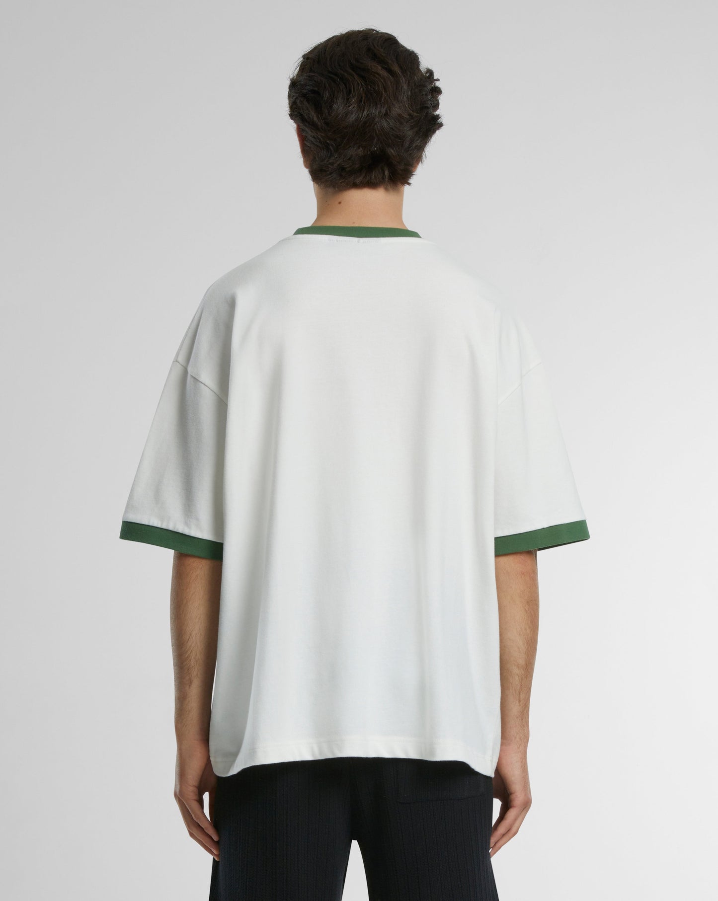 Contrast Tee Green