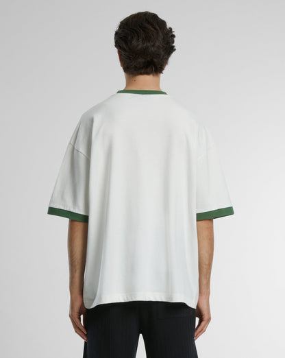 Contrast Tee Green