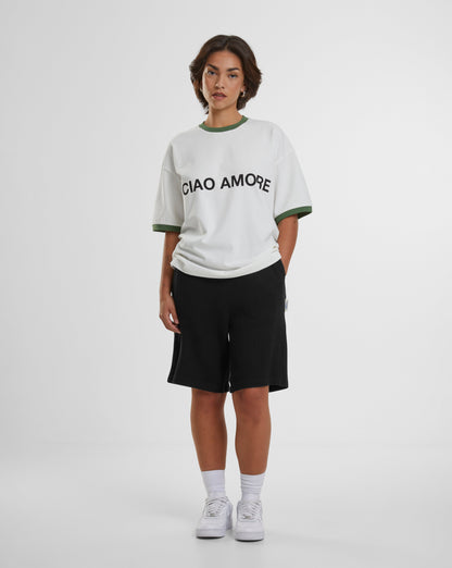 Contrast Tee Green