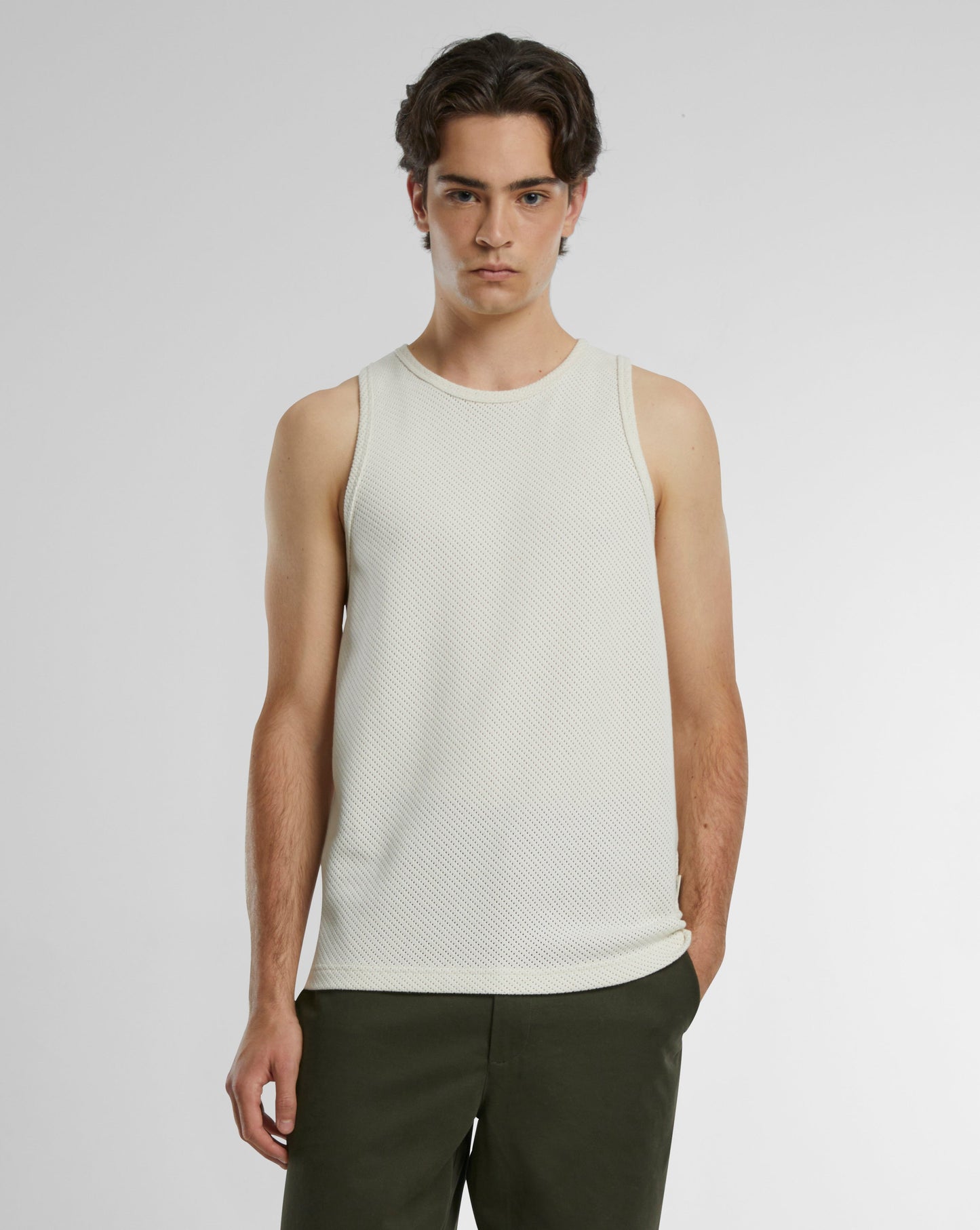 Amalfi Tank Top Ecru