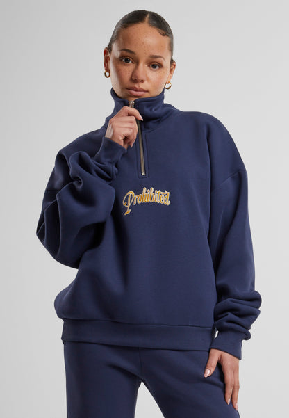 Mitte Half Zip Navy