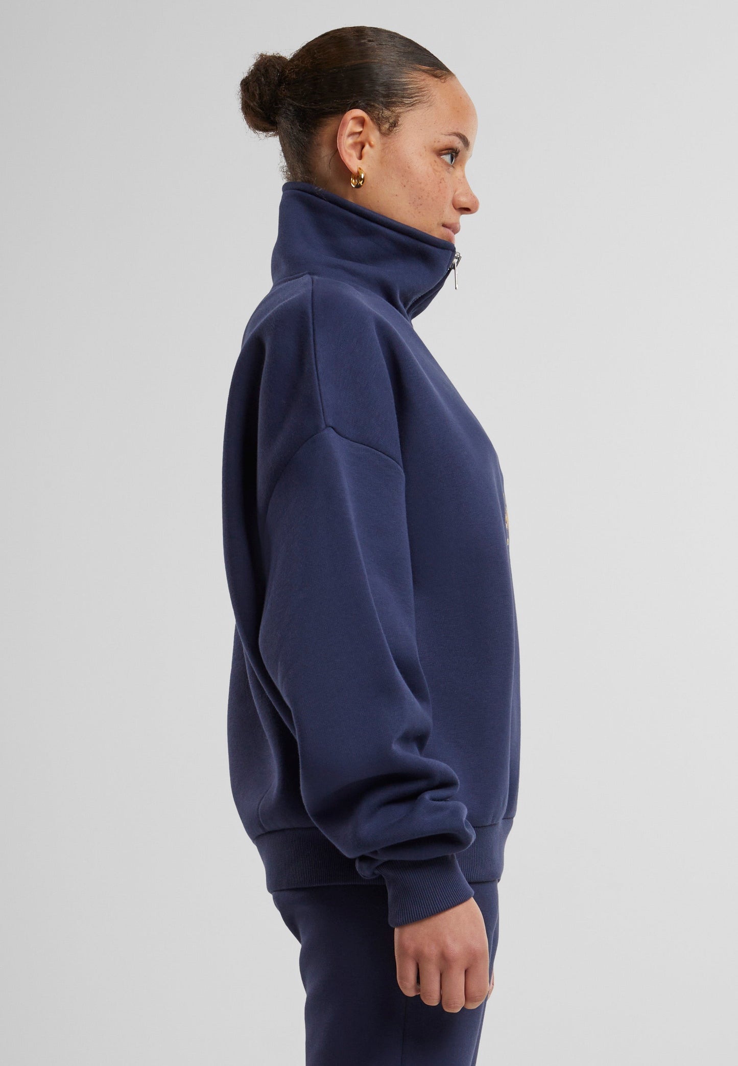 Mitte Half Zip Navy