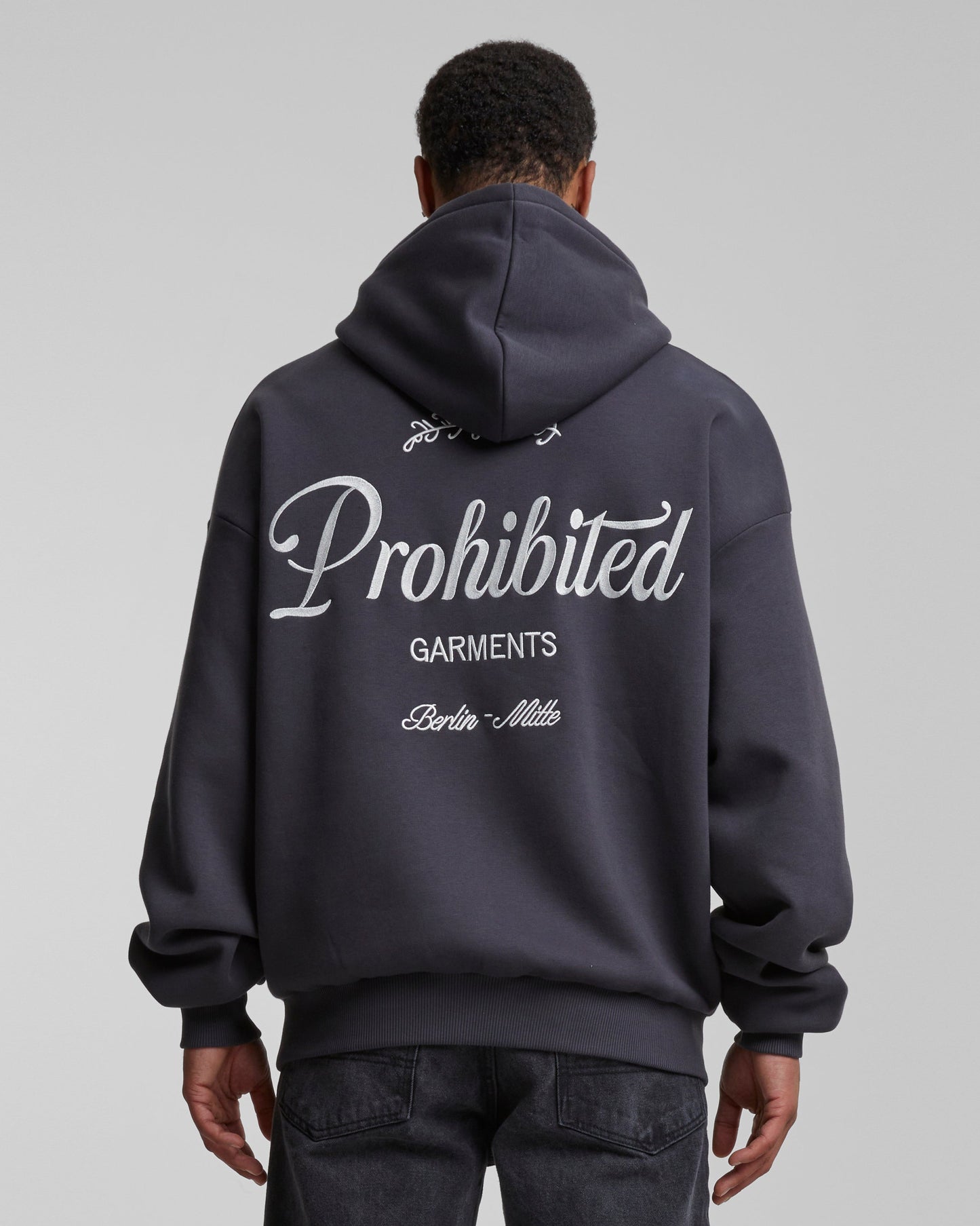 PB Garment Hoodie Dark Grey