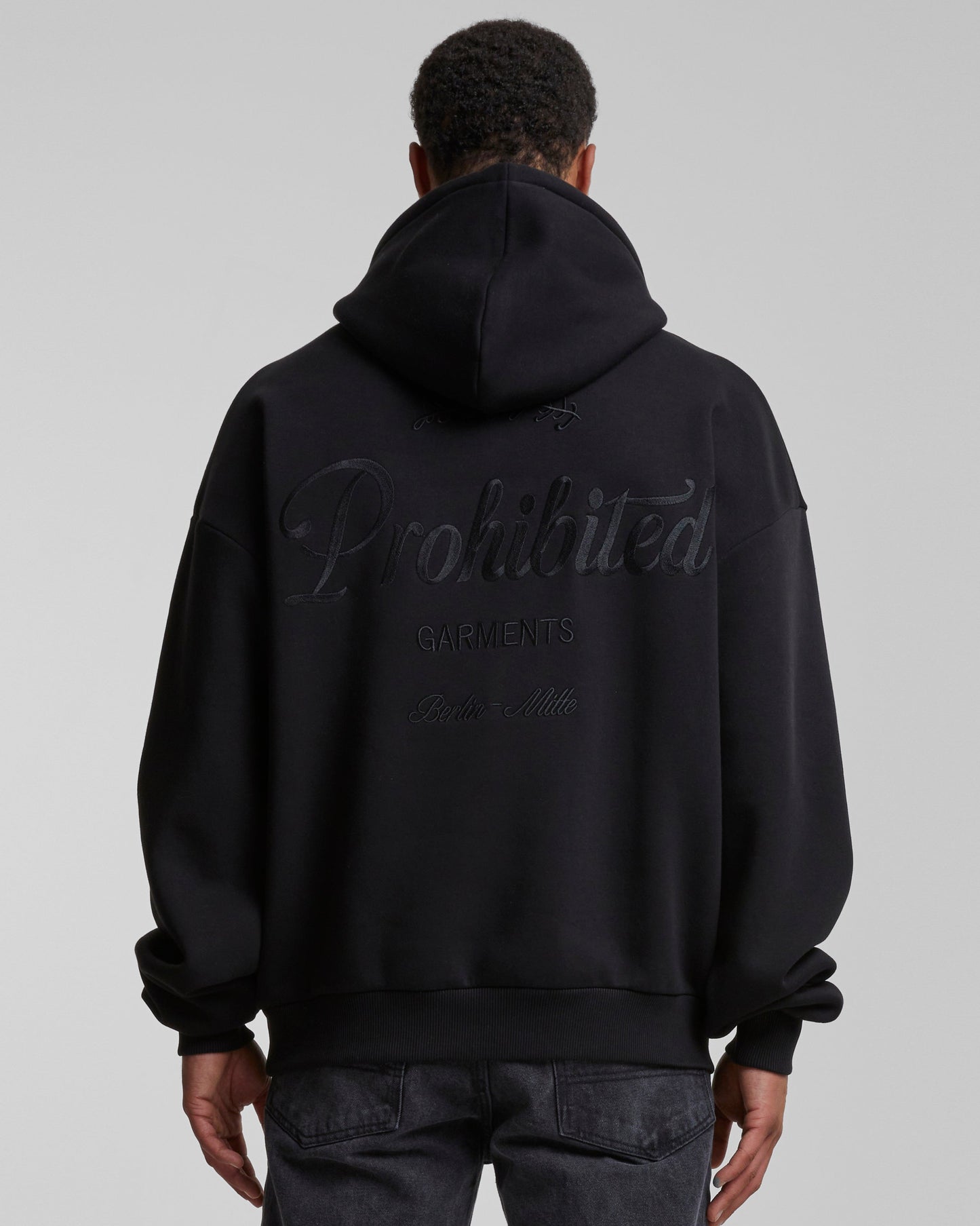 PB Garment Hoodie Black