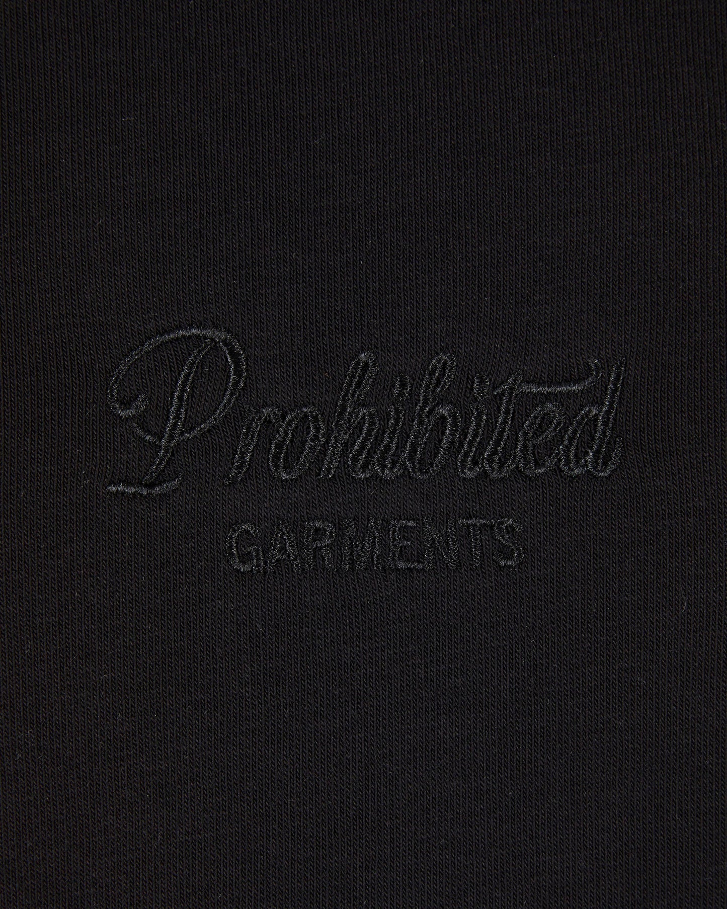 PB Garment Hoodie Black