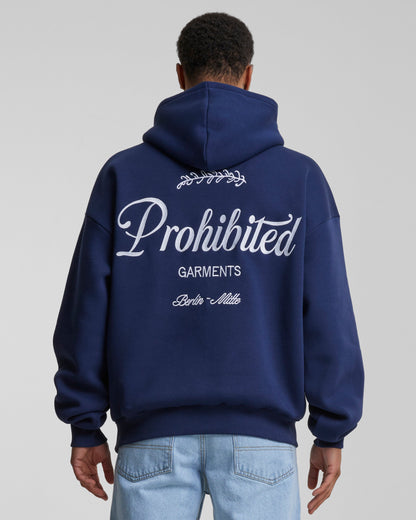 PB Garment Hoodie Navy