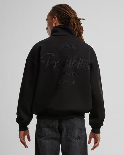 PB Garment Half-Zip Black