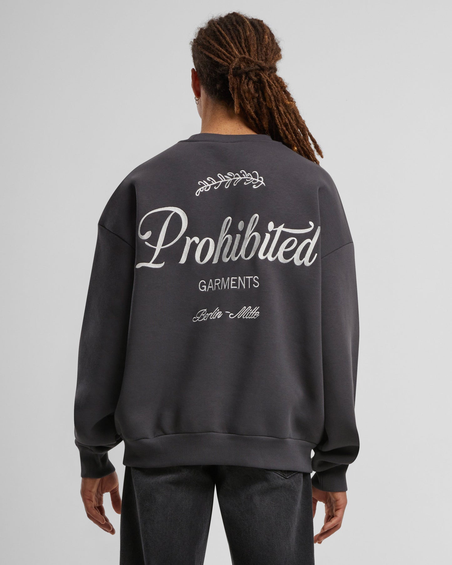 PB Garment Crew Neck Dark Grey