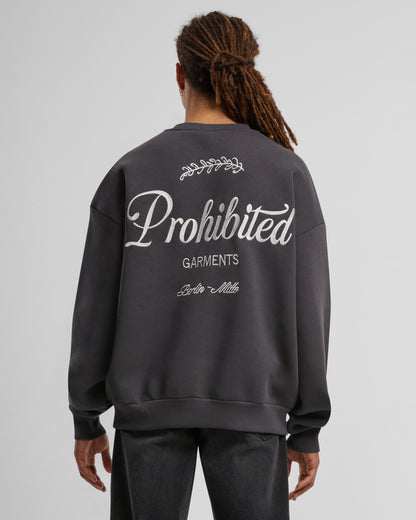 PB Garment Crew Neck Dark Grey