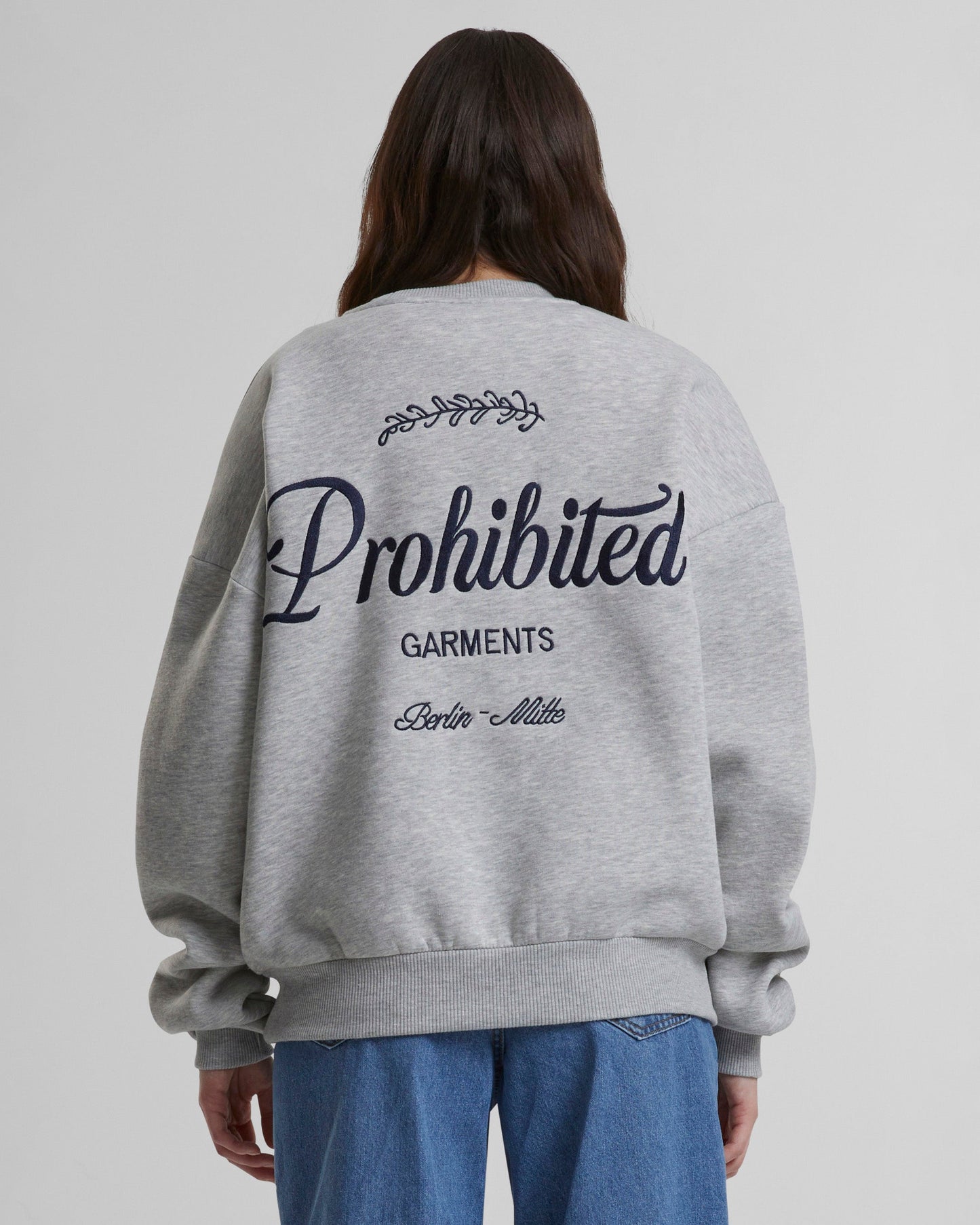 PB Garment Crew Neck Grey Melange