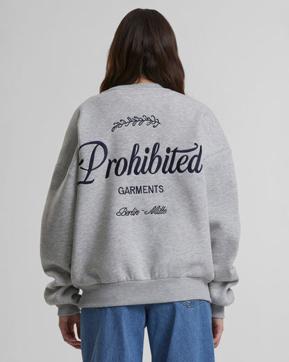 PB Garment Crew Neck Grey Melange