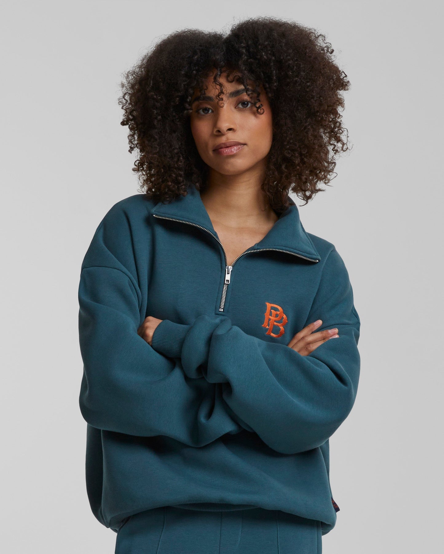 Emblem Half-Zip Moss