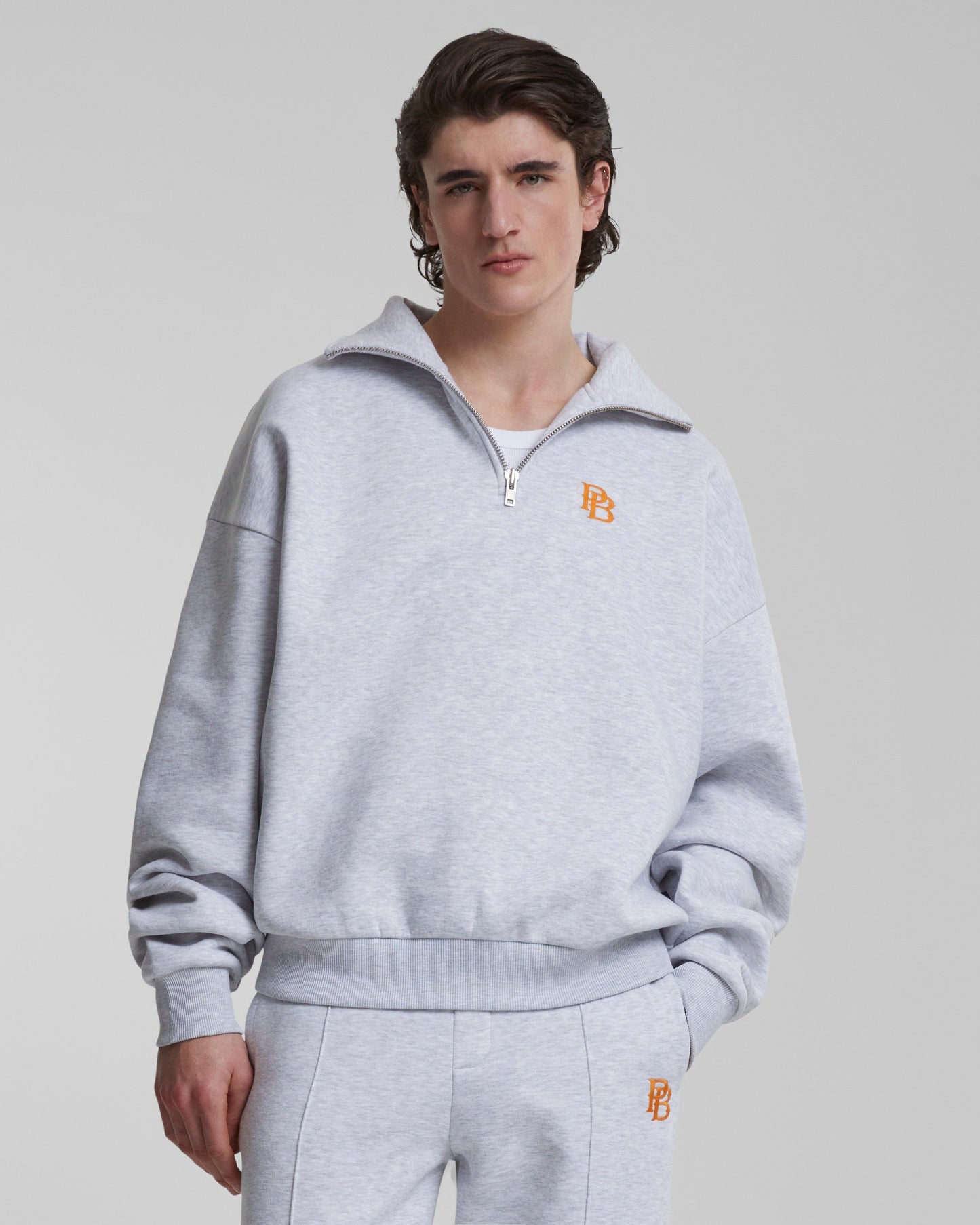Pitch Half-Zip Light Melange