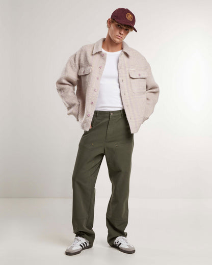 Chelsea Flannel Jacket Beige