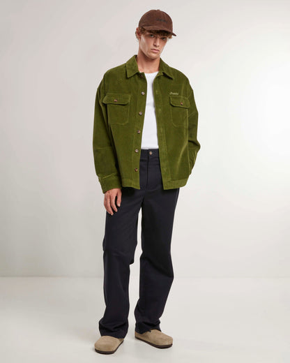 Corduroy Overshirt Green