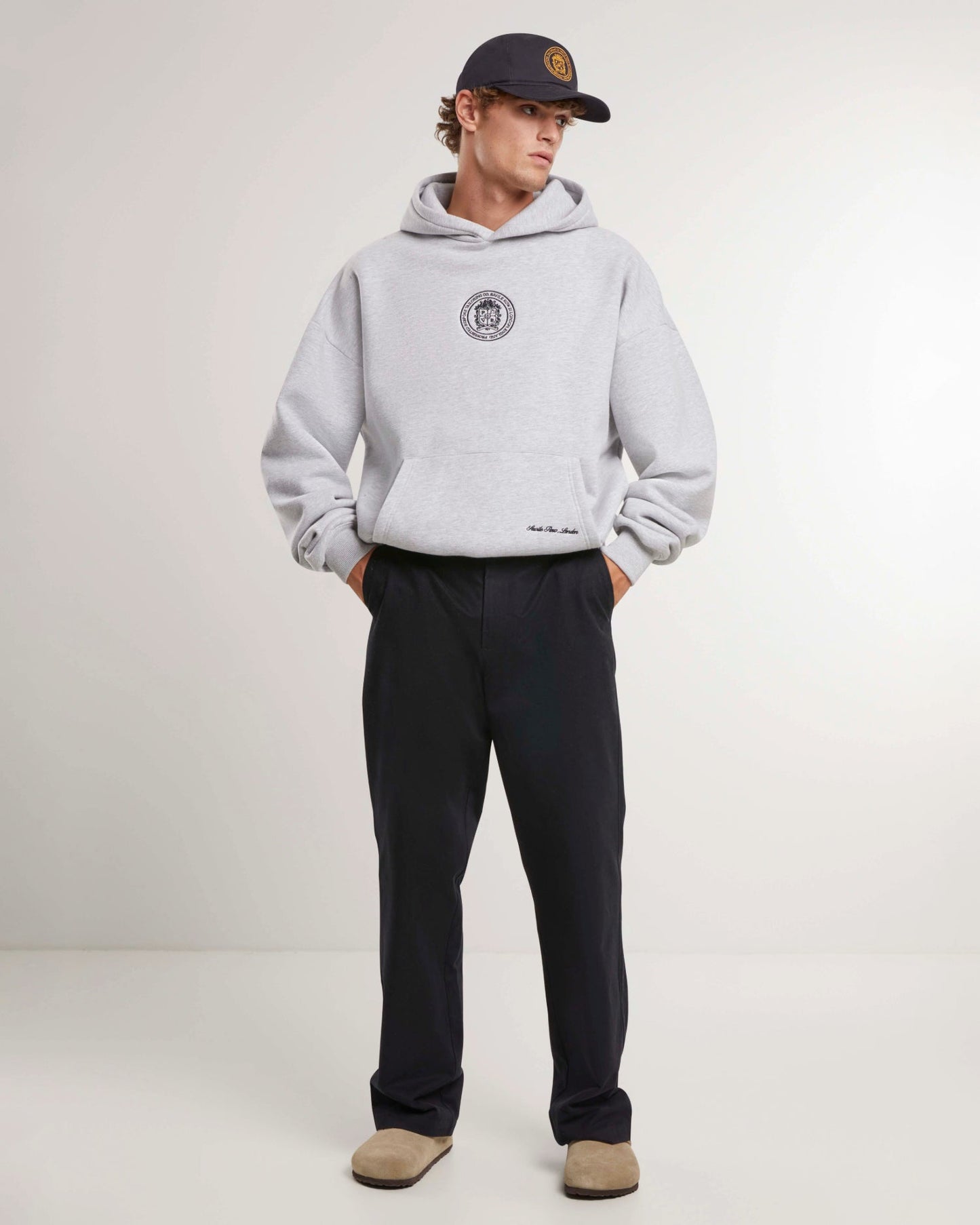 Camden Hoodie Grey Melange