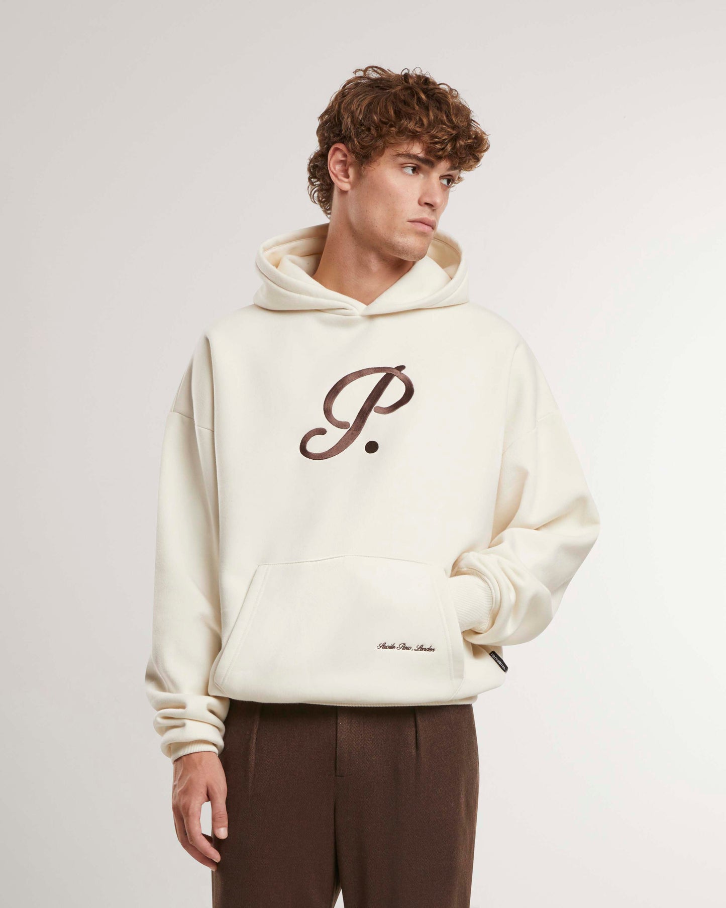 Brixton Hoodie Cream