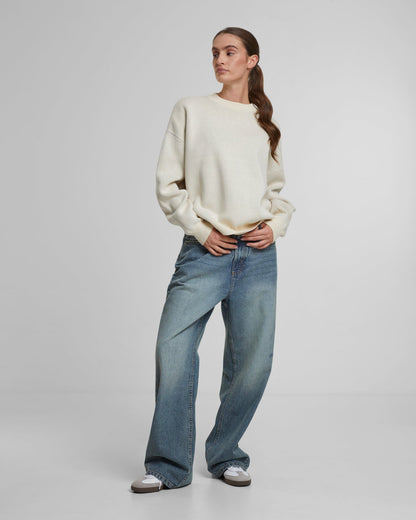 Brixton Knit Sweater Cream