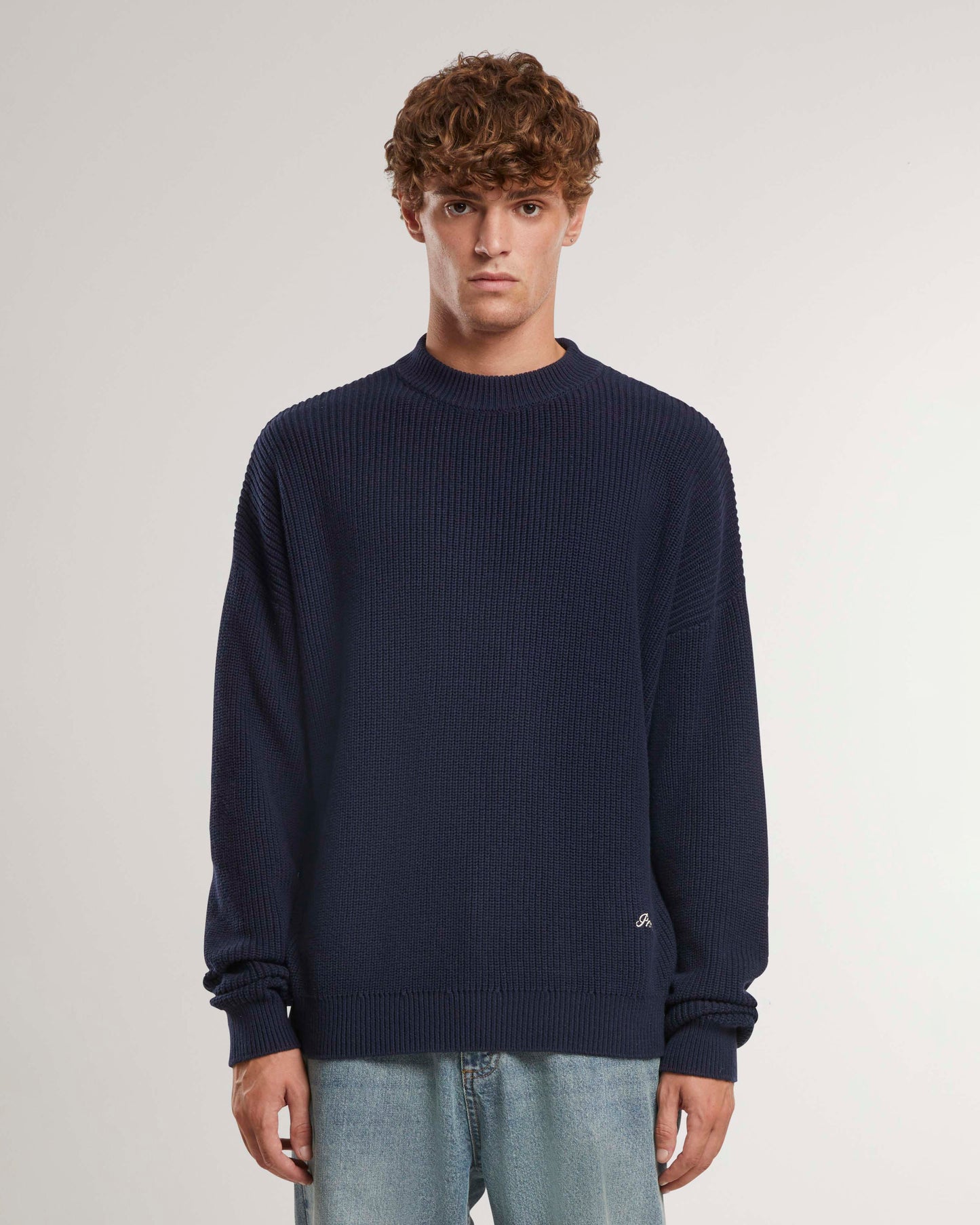 Westminster Knit Sweater Navy