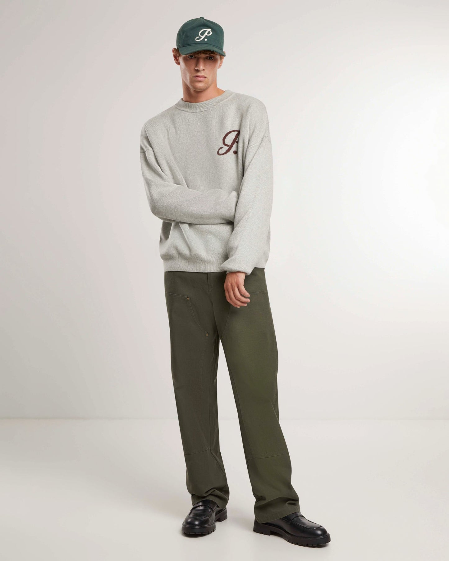 Croyden Knit Sweater Grey