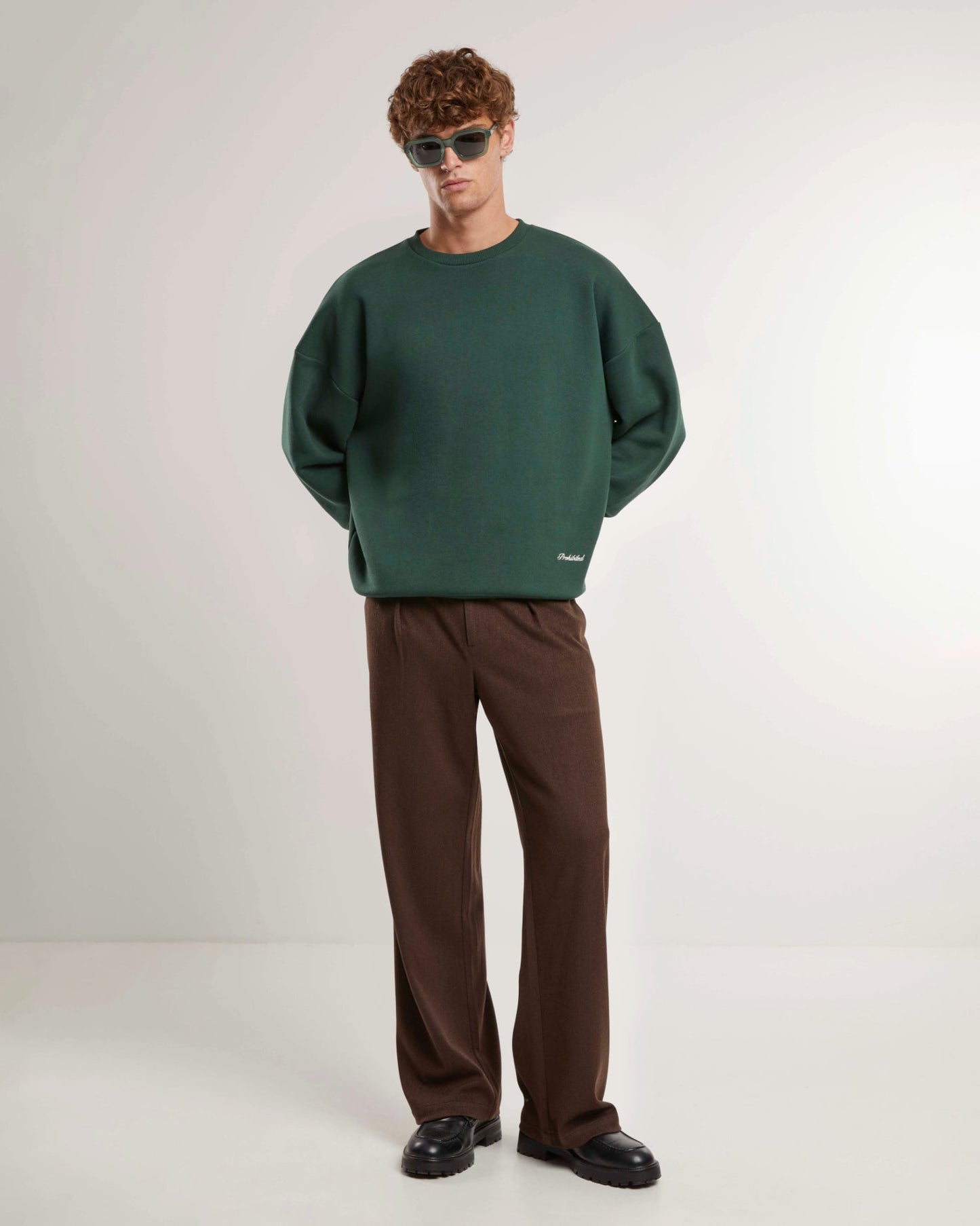 Savile Row Crew Neck British Racing Green