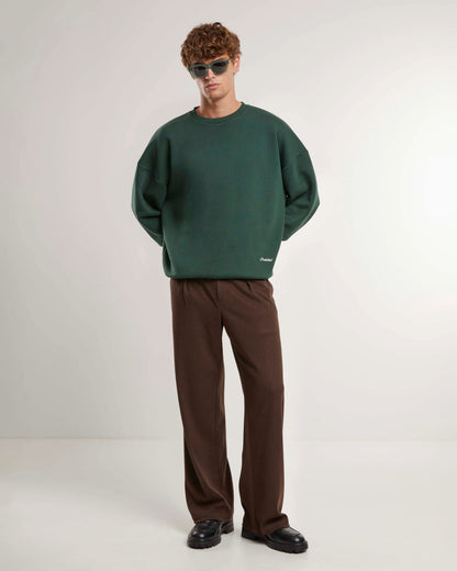 Savile Row Crew Neck British Racing Green