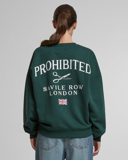 Savile Row Crew Neck British Racing Green