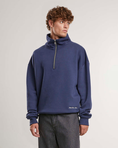 Clapham Half-Zip Navy