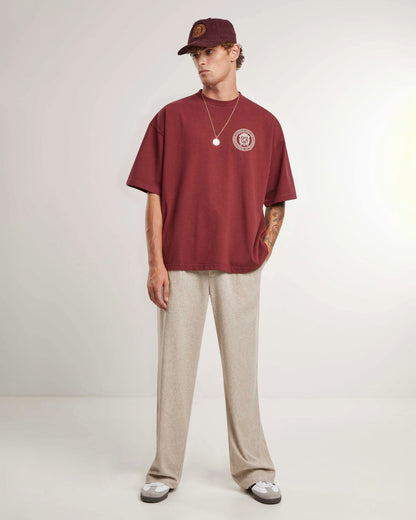 Camden Tee Bordeaux