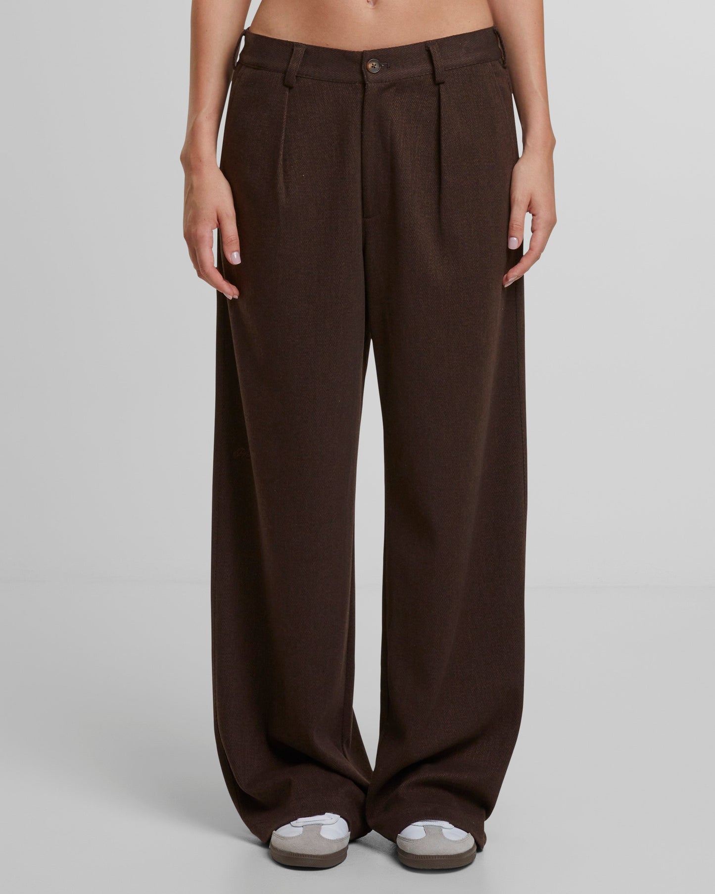 Soho Pleated Pants Brown