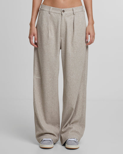 Soho Pleated Pants Cream (ALT)